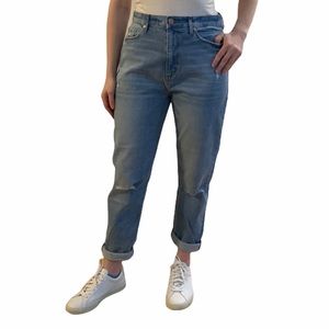 LOFT High Waisted Boyfriend Jean